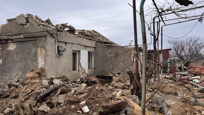 Будинок, руйнування, атака, дрон