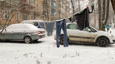 Київ занесло снігом Київ занесло снігом
