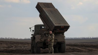 РСЗВ "Град" на Донецькому напрямку