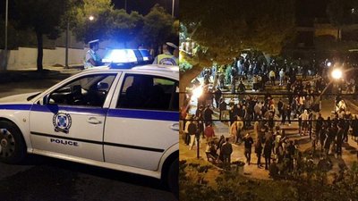 У Греції молодь зібралася на нічну прогулянку, яка закінчилася сутичками з поліцією