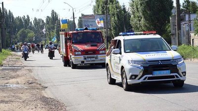 Супровід благодійного велопробігу Супровід благодійного велопробігу