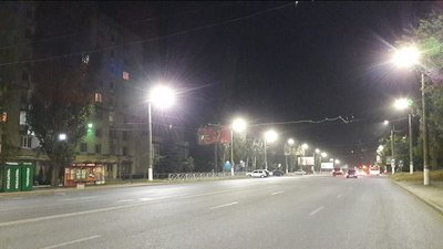 На Полтавській у Кропивницькому встановили нові світильники