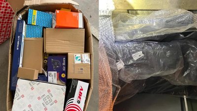 Волинські митники затримали партію незадекларованих автозапчастин