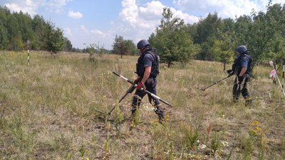 Розміновують околиці села – рятувальники Житомирщини планують обстежити 12 гектарів територій Розміновують околиці села – рятувальники Житомирщини планують обстежити 12 гектарів територій