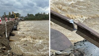 Рух тимчасовою переправою через річку Тересва на Закарпатті тимчасово призупинений. У чому причина Рух тимчасовою переправою через річку Тересва на Закарпатті тимчасово призупинений. У чому причина