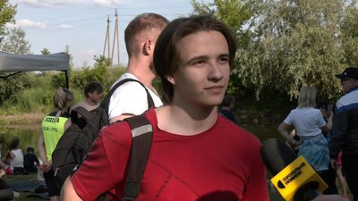 У Луцьку 160 людей тренувалися веслуванню на Стирі У Луцьку 160 людей тренувалися веслуванню на Стирі