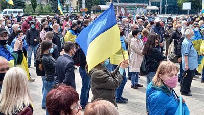 Запоріжці долучилися до всеукраїнської акції "Стоп реванш" Запоріжці долучилися до всеукраїнської акції "Стоп реванш"