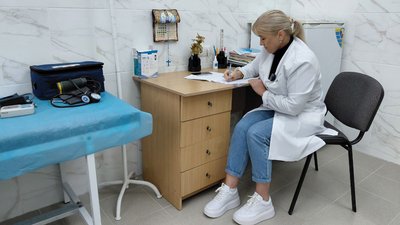 Наталія Майдан в амбулаторії