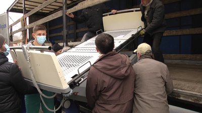 Житомир отримав з-за кордону гуманітарну допомогу для лікарні та військової частини Житомир отримав з-за кордону гуманітарну допомогу для лікарні та військової частини