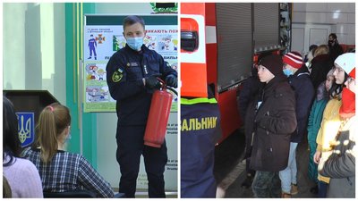 На Донеччині рятувальники проводять уроки безпеки для школярів