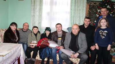 Жителька з Прикарпаття відзначила 100-річний ювілей