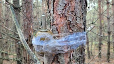 У лісі біля Мотижина знайшли розтяжку