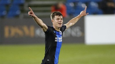 Едуард Соболь відзначився дебютним асистом у Лізі чемпіонів за "Брюгге" проти ПСЖ: відео