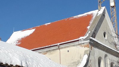 На Львівщині відреставрували дах костелу Капуцинів На Львівщині відреставрували дах костелу Капуцинів