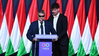 Вілмош Катай-Немета під час його виступу у Будапешті 15 лютого 2026 року