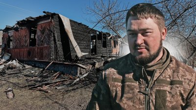 Будинок після пожежі у Великому Стидині, 3 березня 2026 року