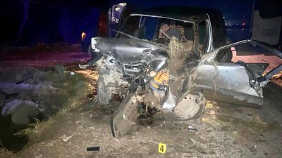 На Прикарпатті автомобіль з'їхав у кювет: водій загинув, чотирьох пасажирів госпіталізували