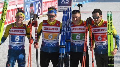 Україна виграла першу за три сезони медаль Кубка світу з біатлону: результат чоловічої естафети