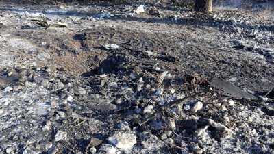 Наслідки російської атаки в Дергачах, 3 лютого 2026 року Наслідки російської атаки в Дергачах, 3 лютого 2026 року