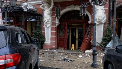 Наслідки атаки РФ по середмістю Одеси 31 січня 2025 року