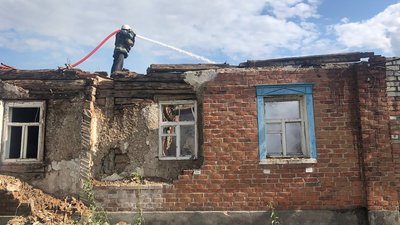 Пожежа у Вовчанську Пожежа у Вовчанську