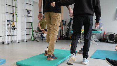 Олександру Вихованцю виготовили тимчасовий протез Олександру Вихованцю виготовили тимчасовий протез
