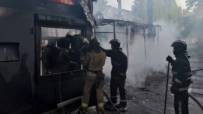 У спальному районі Одеси горів торговельний кіоск У спальному районі Одеси горів торговельний кіоск