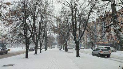 Сніг у Черкасах