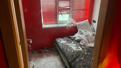 Наслідки вибуху у хостелі