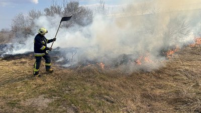 Ліквідували дев'ять пожеж в екосистемах за добу на Рівненщині