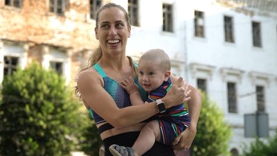 Долає кілометрові дистанції із однорічним сином. Ірина Литовченко. СУСПІЛЬНЕ | ЛЮДИ