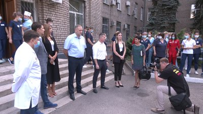 Мітинг у п'ятій лікарні