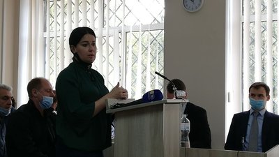 Тітка загиблого Ірина Сердюк Тітка загиблого Ірина Сердюк