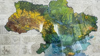 "Вишиту мапу України" представили у Черкаському художньому музеї
