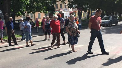 У Знам’янці протестувальники перекрили центральну вулицю міста