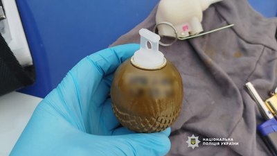 Чоловік з гранатою на Чернігівщині: її виявили поліцейські під час перевірки документів 