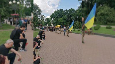 Прощання з В'ячеславом Анопрієнком у Чернігові Прощання з В'ячеславом Анопрієнком у Чернігові