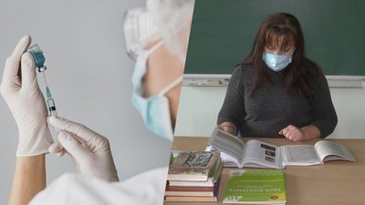 На Львівщині першу дозу вакцини від COVID-19 отримали майже 78% освітян
