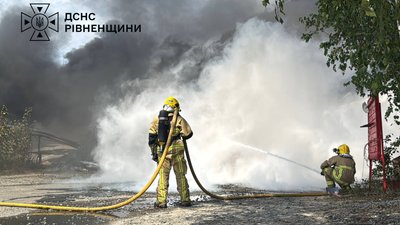 Ліквідація пожежі на Рівненщині
