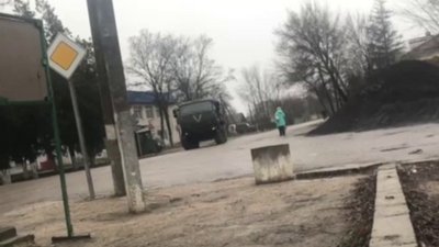 Кримські партизани виявили військову техніку окупантів на залізничній станції в Азовському
