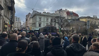 Прощання з військовослужбовцем ТЦК Юрієм Бондаренком