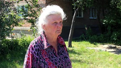 Пенсіонерка у Білопіллі Пенсіонерка у Білопіллі