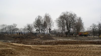 Цитадель в Батурині початок реконструкції 2008 рік Цитадель в Батурині початок реконструкції 2008 рік
