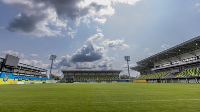 Стадіон "Лівий Берег" під Києвом, на якому в УПЛ у 2023 році гратиме домашні матчі "Металіст 1925"