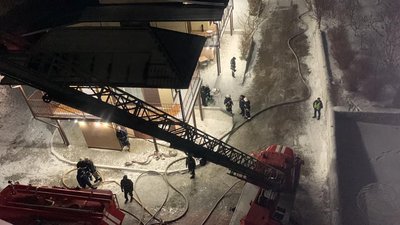 На Вінниччині горів готель. Одна людина загинула На Вінниччині горів готель. Одна людина загинула