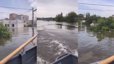 Рятувальники допомагали херсонцям Рятувальники допомагали херсонцям