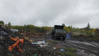 У Сумах горить "зелений" полігон — екоінспекція зафіксувала порушення