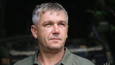 Водій мінометної батареї 100 омбр Микола Трубій
