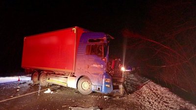 На Вінниччині сталася смертельна ДТП за участі двох фур: один водій загинув