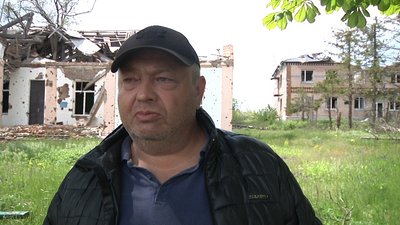 У Долині на Донеччині після російської окупації зруйновані братські могили часів Другої світової війни У Долині на Донеччині після російської окупації зруйновані братські могили часів Другої світової війни